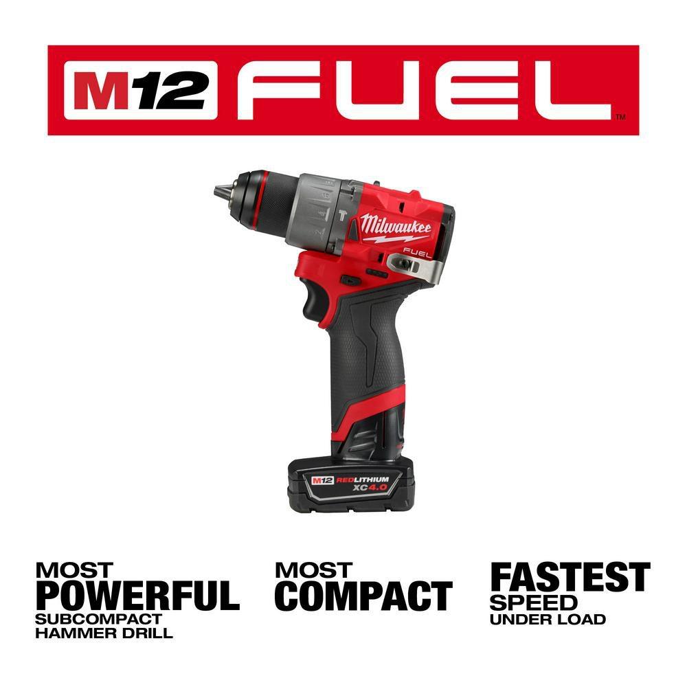 M12 FUEL 1/2 HAMM DRILL DRV KIT 