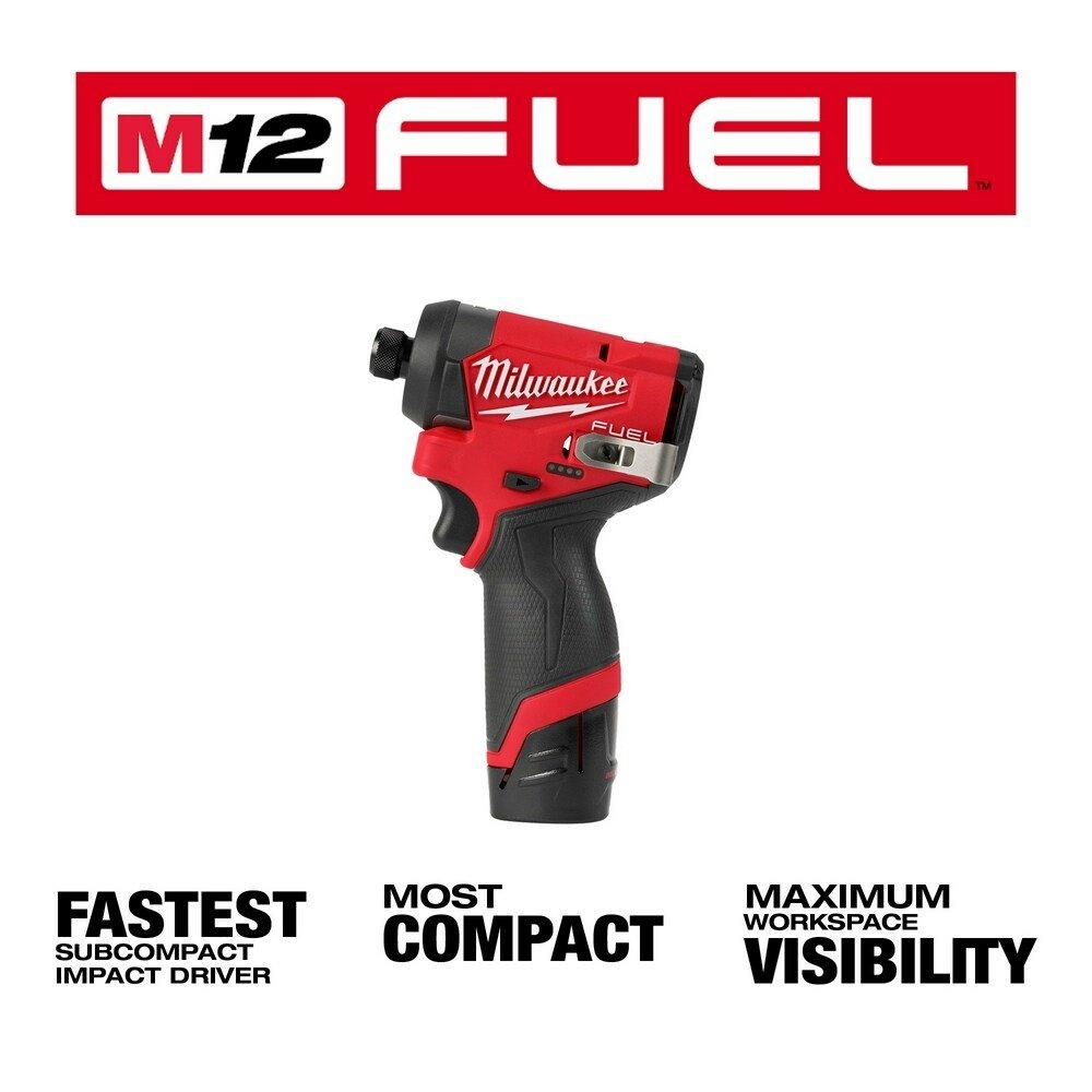 12V 1/4 in. Hex Impact Driver Kit 