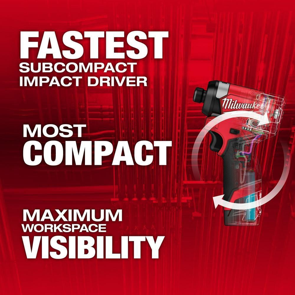 12V 1/4 in. Hex Impact Driver Kit 