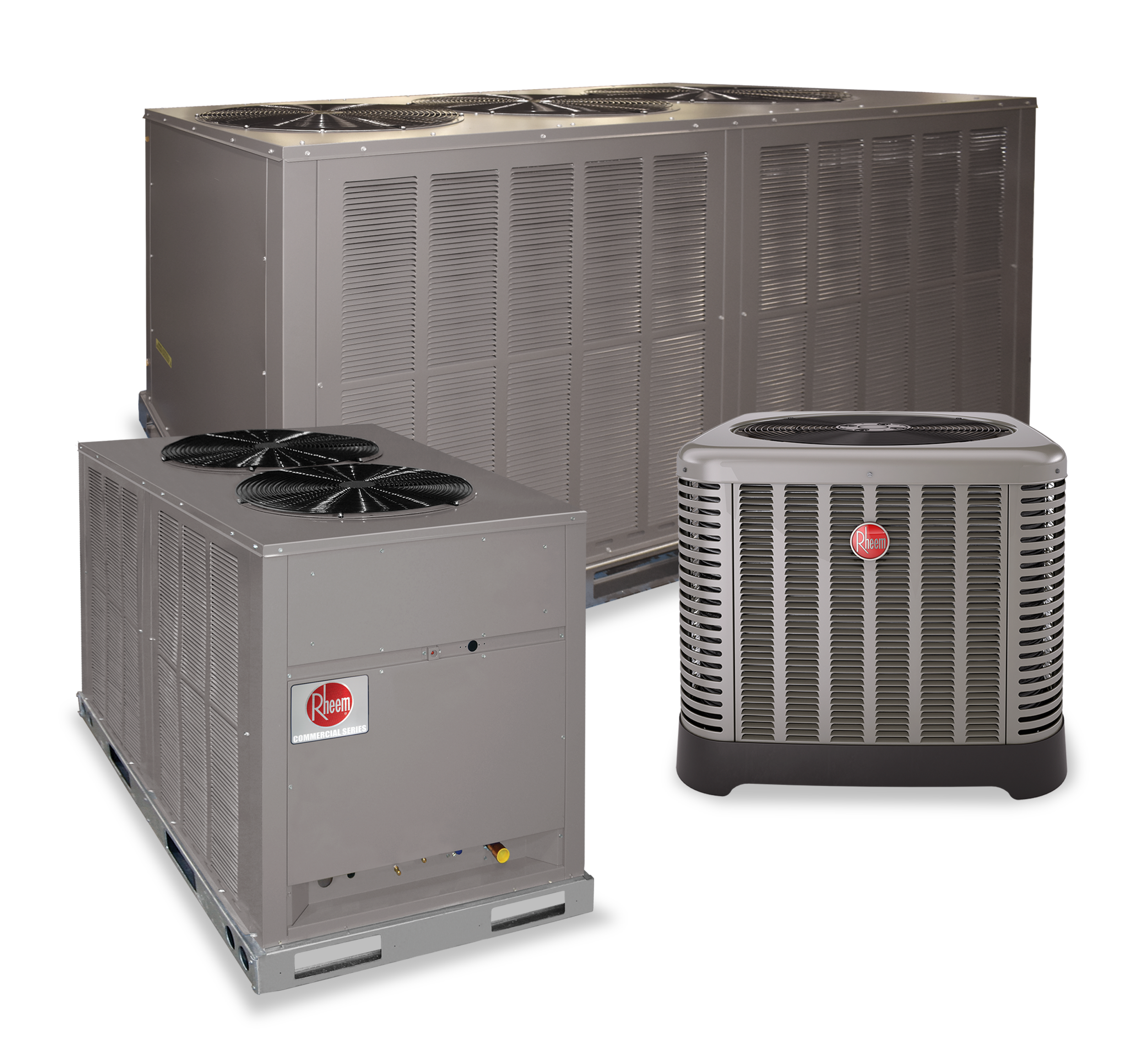 Rheem Two Stage R-410A Commercial Air Conditioner Condenser 