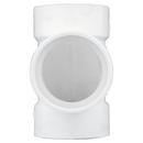 White PVC DWV Vent Tee 