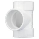 White PVC DWV Vent Tee 