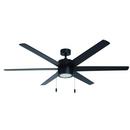RP Lighting Matte Black 60 in. 6-Blade Indoor Ceiling Fan 