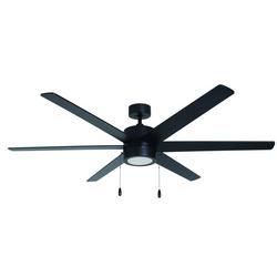 60 in. 6-Blade Indoor Ceiling Fan in Matte Black