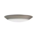 6 in. LED Disc Ceiling Light, Wet Listed in Brushed Nickel 