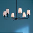 Kichler Lighting Black 25W 6-Light 1-Tier Incandescent Chandelier 