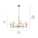 CHANDELIER 8LT 