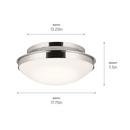 FLUSH MOUNT 3LT 