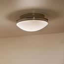 13in. 3-Light Flush Mount Ceiling Fixture in Polished Nickel 