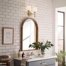 Kichler Lighting Brushed Natural Brass 75W 2-Light Medium E-26 Vanity Fixture 