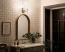Kichler Lighting Brushed Natural Brass 75W 2-Light Medium E-26 Vanity Fixture 