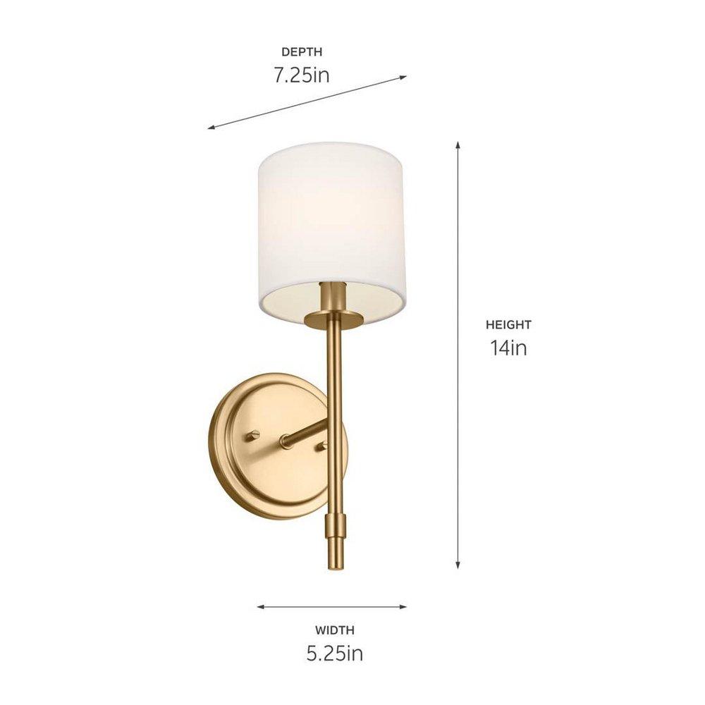WALL SCONCE 1LT 