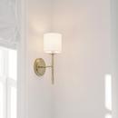 Kichler Lighting Brushed Natural Brass 40W 1-Light 14 in. Wall Sconce 