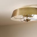 Kichler Lighting Brushed Natural Brass 60W 4-Light Candelabra E-12 Incandescent Pendant Light 