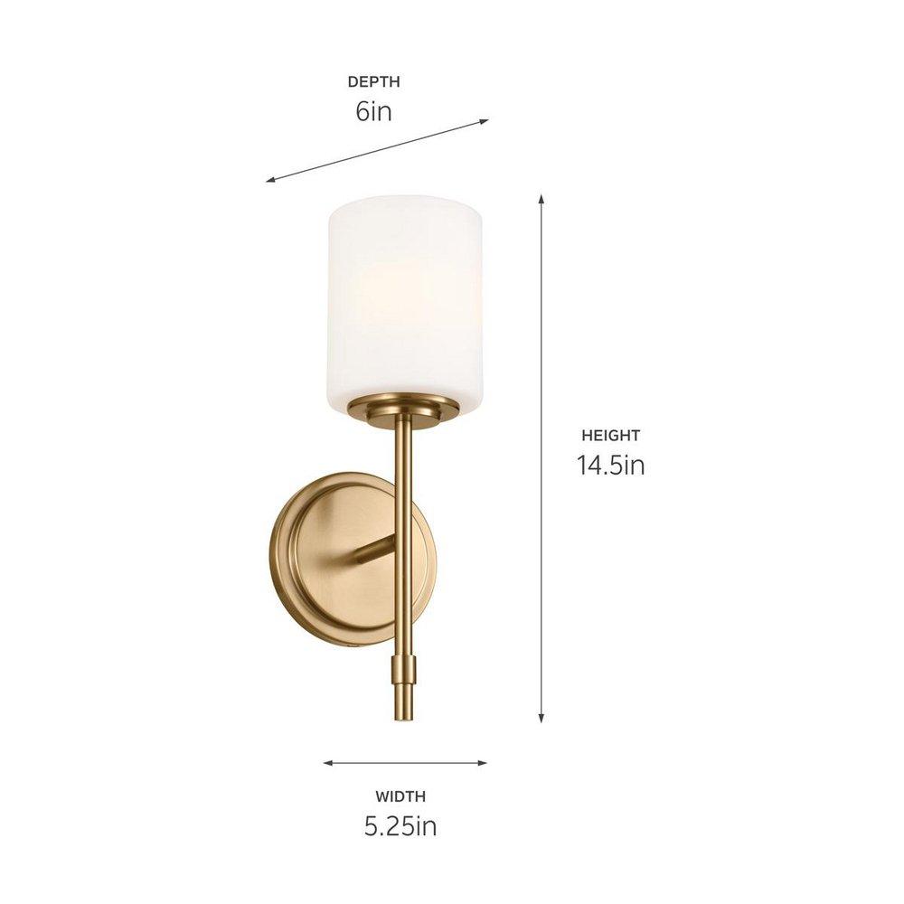 WALL SCONCE 1LT 