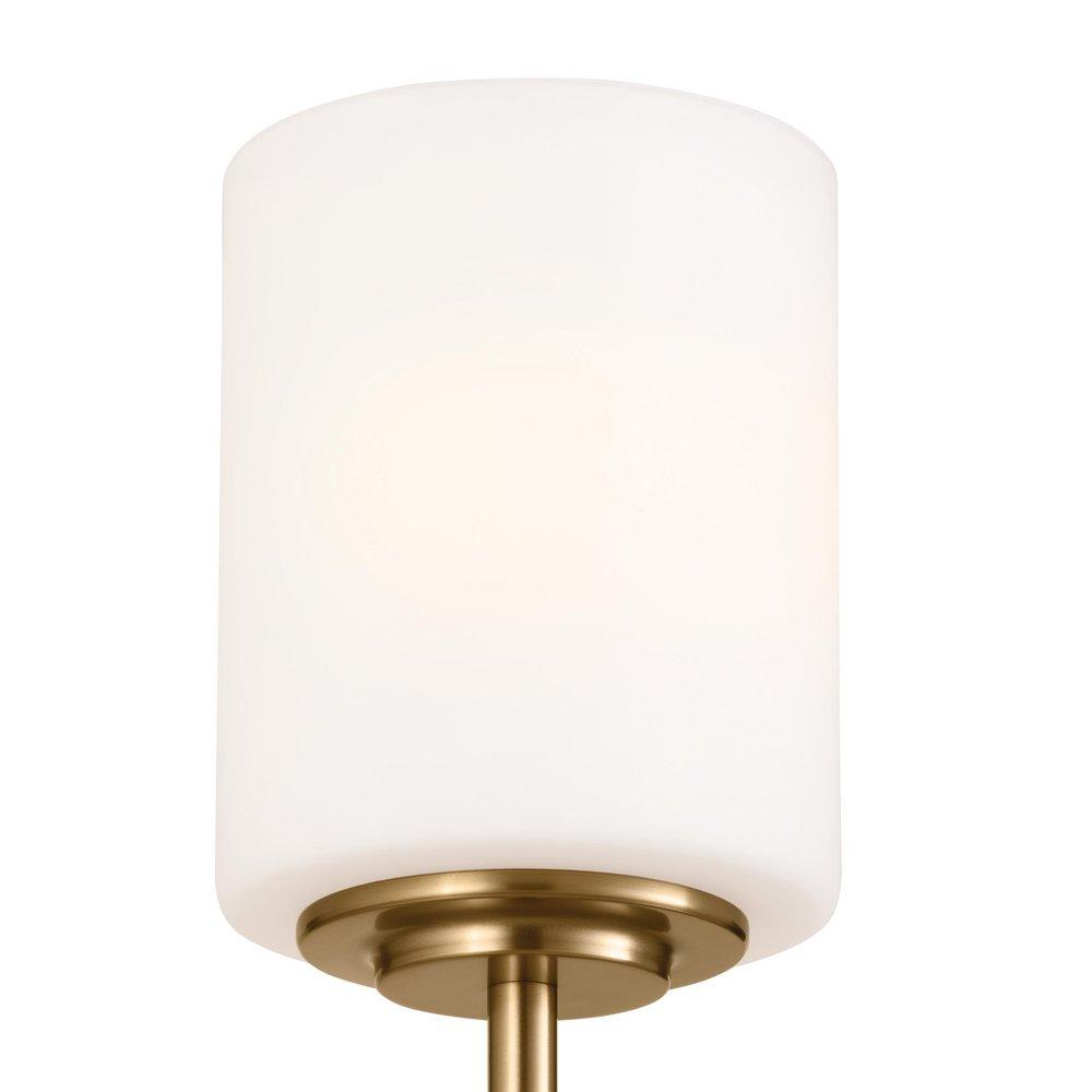 Kichler Lighting Brushed Natural Brass 75W 1-Light 14-1/2 in. Wall Sconce 