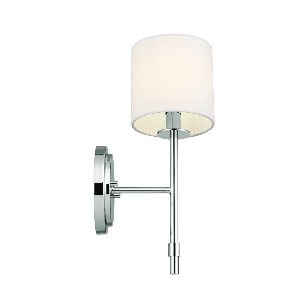 Kichler Lighting Polished Nickel 40W 1-Light 14 in. Wall Sconce 