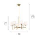 CHANDELIER 6LT 