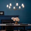 Kichler Lighting Brushed Natural Brass 25W 8-Light 1-Tier Incandescent Chandelier 