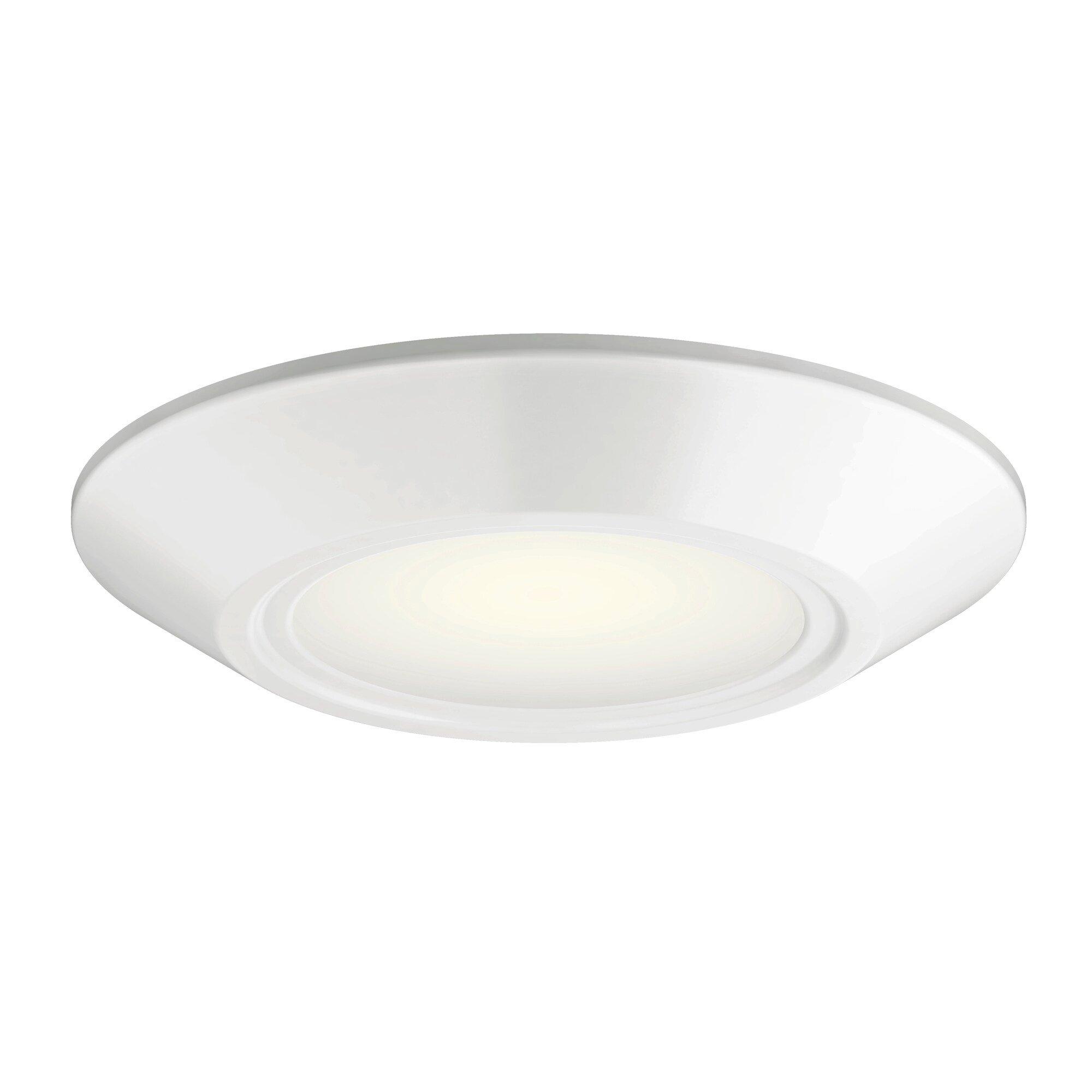 Kichler Lighting White 1-3/10 in. 14.5W LED Recessed Housing & Trim 