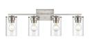 4-Light Vanity Fixture in Brushed Nickel 