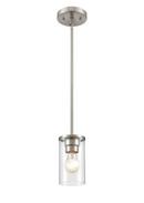 5 in. Wide Mini Pendant in Brushed Nickel