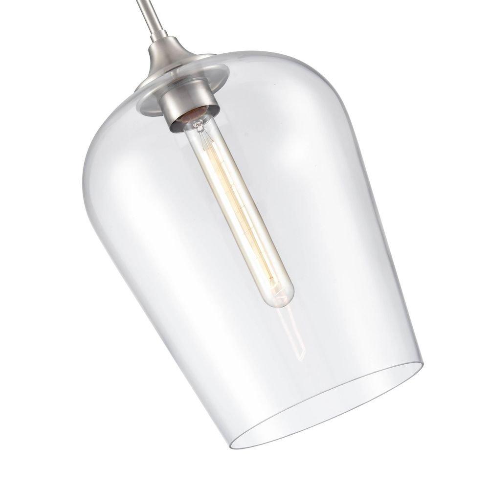1-Light Mini-Pendant Light in Brushed Nickel 