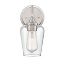 1-Light Wall Sconce in Brushed Nickel