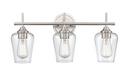 3-Light Vanity Fixture in Brushed Nickel