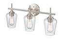 3-Light Vanity Fixture in Brushed Nickel 