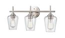 3-Light Vanity Fixture in Brushed Nickel 