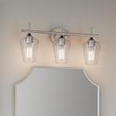 3-Light Vanity Fixture in Brushed Nickel 