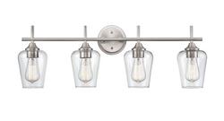 4-Light Vanity Fixture in Brushed Nickel