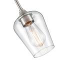 1-Light Mini-Pendant Light in Brushed Nickel 