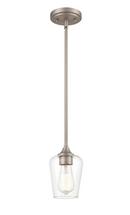 5 in. Wide Mini Pendant in Brushed Nickel