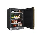 24 in. 149 Can Built-In Panel Ready Beverage Refrigerator with Solid Door 