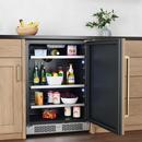 24 in. 149 Can Built-In Panel Ready Beverage Refrigerator with Solid Door 