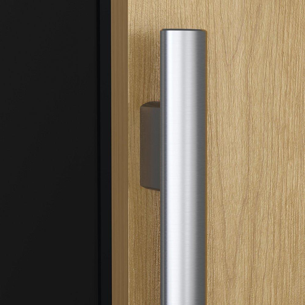 24 in. 149 Can Built-In Panel Ready Beverage Refrigerator with Solid Door 