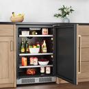24 in. 149 Can Built-In Panel Ready Beverage Refrigerator with Solid Door 