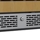 24 in. 45 Bottle Built-In Dual Zone Panel Ready Wine Refrigerator 