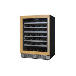 24 in. 53 Bottle Built-In Single Zone Panel Ready Wine Refrigerator