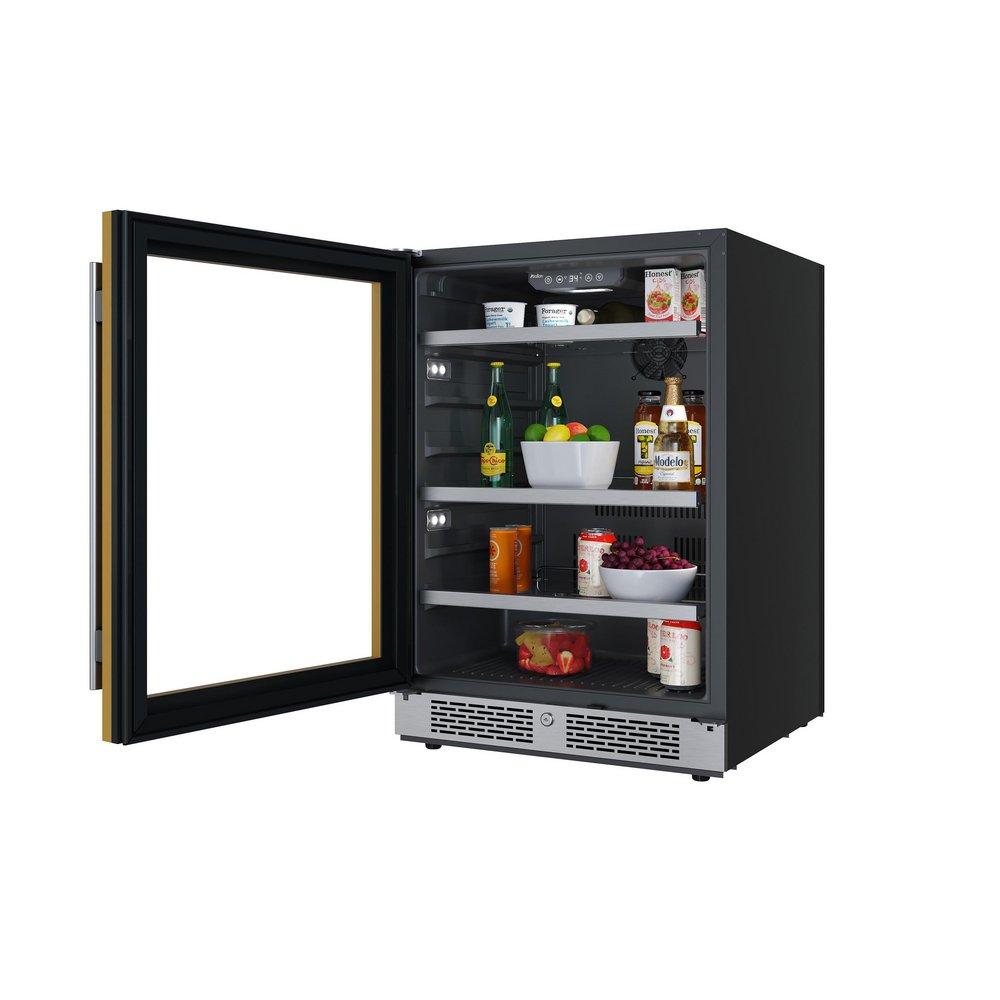 24 in. 149 Can Built-In Panel Ready Beverage Refrigerator 
