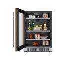 24 in. 149 Can Built-In Panel Ready Beverage Refrigerator 