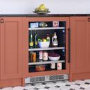24 in. 149 Can Built-In Panel Ready Beverage Refrigerator 