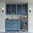 24 in. 21 Bottle Built-In French Door Panel Ready Wine and Beverage Refrigerator 