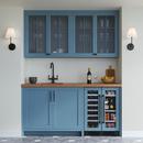 24 in. 21 Bottle Built-In French Door Panel Ready Wine and Beverage Refrigerator 