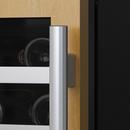 24 in. 45 Bottle Built-In Dual Zone Panel Ready Wine Refrigerator 