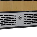 24 in. 45 Bottle Built-In Dual Zone Panel Ready Wine Refrigerator 