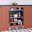 24 in. 149 Can Built-In Panel Ready Beverage Refrigerator 