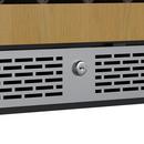 24 in. 53 Bottle Built-In Single Zone Panel Ready Wine Refrigerator 